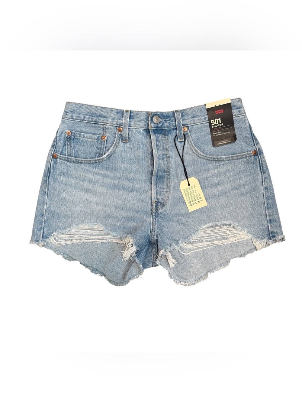 NWTs! Levi’s premium 501 high rise shorts